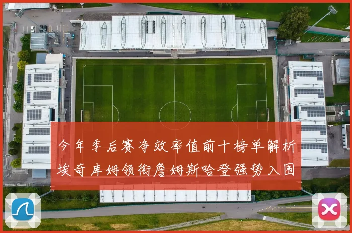 今年季后赛净效率值前十榜单解析埃奇库姆领衔詹姆斯哈登强势入围